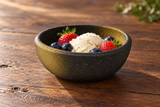 Vanilla ice cream with whole berries