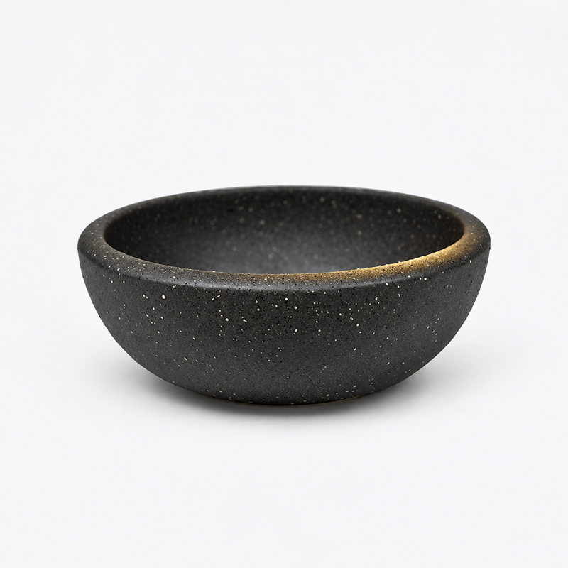 5 in Speckled Charcoal Ceramic Bowl, 12 oz — MT54-KBG