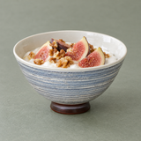 Ceramic Rice Bowl — 14 fl. oz., Fig and walnut yogurt