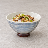 Ceramic Rice Bowl — 14 fl. oz., Mushroom rice meal