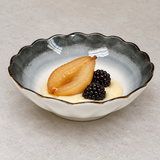 Ceramic Bowl — 16 fl. oz., Poached pear dessert