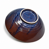 Ceramic Noodle Bowl — 50 fl. oz., Navy, Underside view