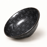 Ceramic Ramen Bowl — 42 fl. oz., Black, Silver, Alternate view