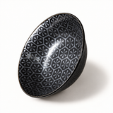 Ceramic Ramen Bowl — 42 fl. oz., Black, Silver, Alternate view
