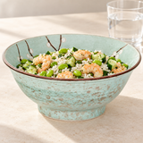 8½″ Ceramic Bowl — 46 fl. oz., Shrimp rice service