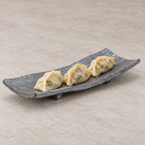 PLATE BLK 12.75"x4"x1.75H — serving context