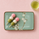 Rectangular Plate 8" x 5.25", Titan Matte. Alternative serving suggestion.