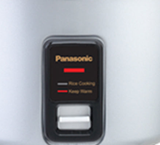 Panasonic SR-W10FGE cooking switch and front panel detail