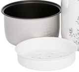 Narita NRC-060F removable pan and steaming accessories detail
