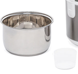 Narita NRC-10SS-W removable stainless steel inner-pan detail