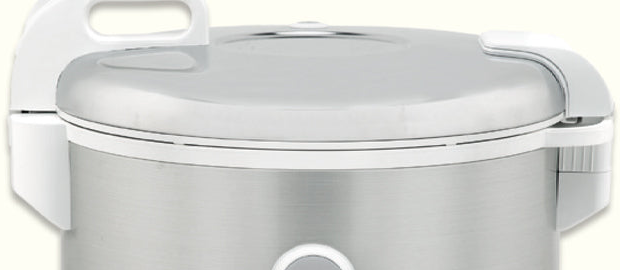 Panasonic SR-UH36FH hinged lid and top-handle detail