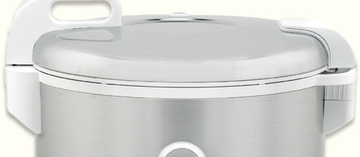 Panasonic SR-UH36FH hinged lid and top-handle detail