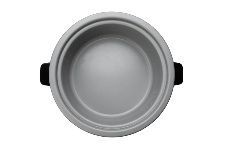 Panasonic SR-GB54FH rice cooker viewed from above with the lid removed and inner pan visible