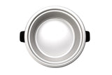 SR-GB54H rice cooker overhead view of the uncoated aluminum inner pan