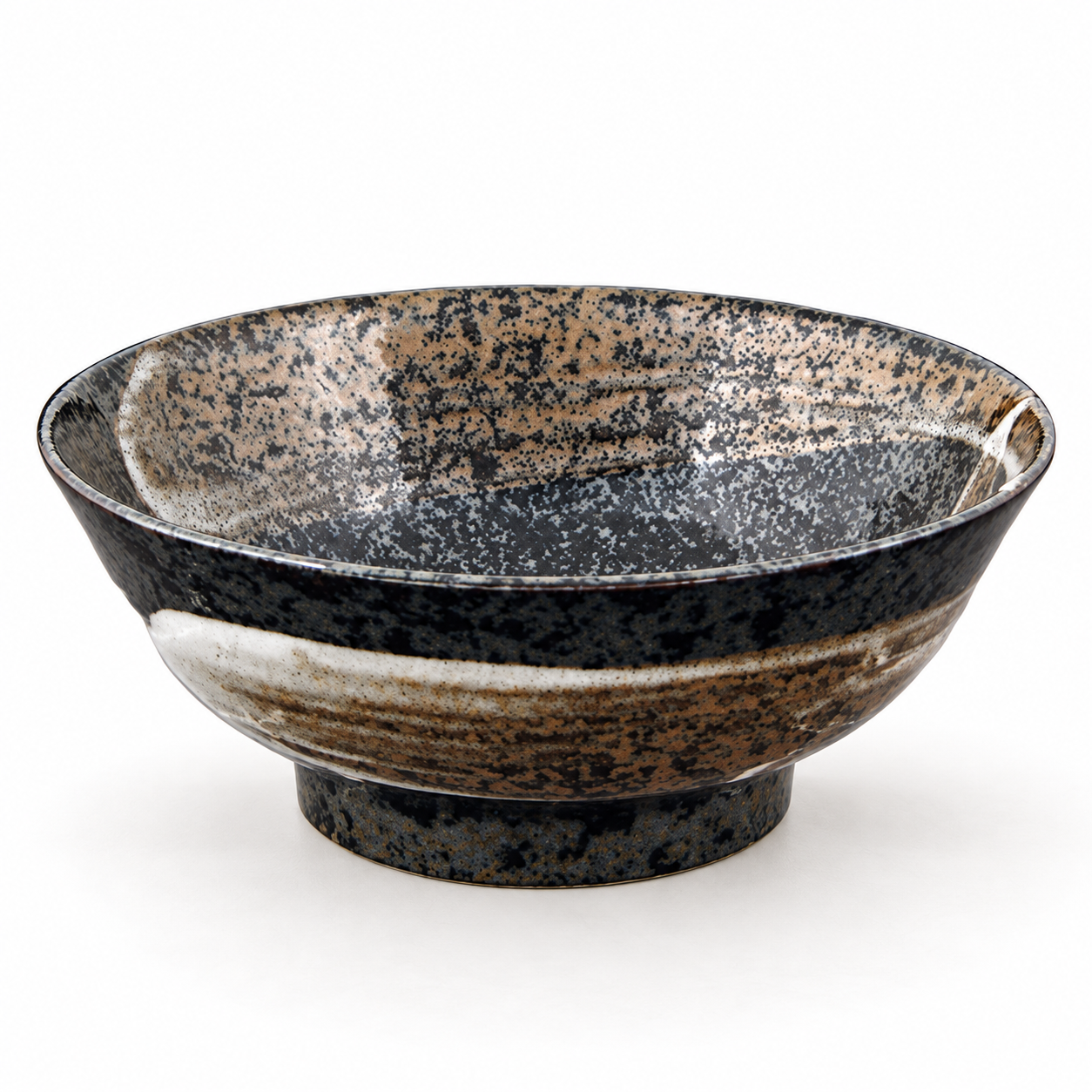 8¼″ Ceramic Bowl — 44 fl. oz., Angled empty product product view