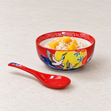 Ceramic Bowl 12 oz (SF551-RCR), Styled view