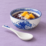 Ceramic Bowl 12 oz (SF551-WV), Styled view