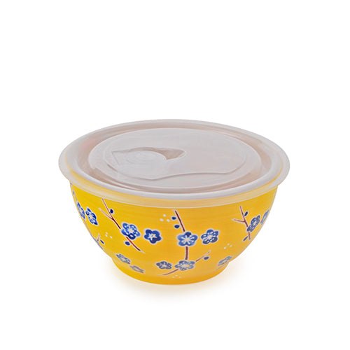 6″ Ceramic Bowl with Lid — 24 oz, Closed-lid bowl, view