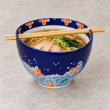 Ceramic Bowl 24 oz (SF56-FWV), Ramen use with fitted chopsticks
