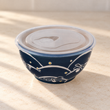 7″ Ceramic Bowl with Lid — 42 oz, Serving example