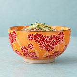 Bowl component serving soba and cucumber