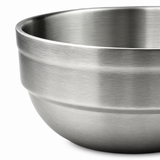 Satin Stainless Steel Dessert Bowl (Vacuum), 4.15"D*2"H, Detail view