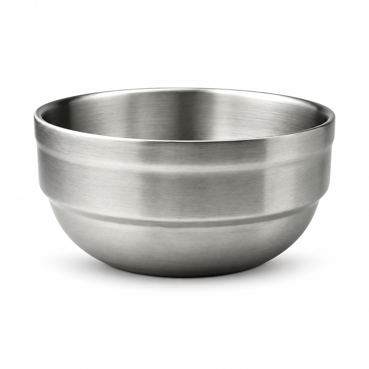 Satin Stainless Steel Dessert Bowl (Vacuum), 4.15"D*2"H, Product view