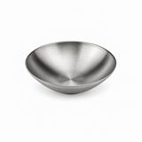 Satin Stainless Steel V-shaped Threaded Salad Bowl, 10-1/4"D, Alternate view
