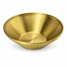 SSG-JQ-SVB-8 Golden V-shaped salad bowl hero