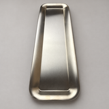 Titanium Rectangular Plate, 15-3/4*4-7/8". Angled product view.