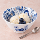 Ceramic Bowl — 15 fl. oz., Ice cream and blueberry service