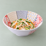 Ceramic Bowl — 29 fl. oz., Chicken and glass-noodle serving example