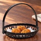 Tempura basket with small croquettes