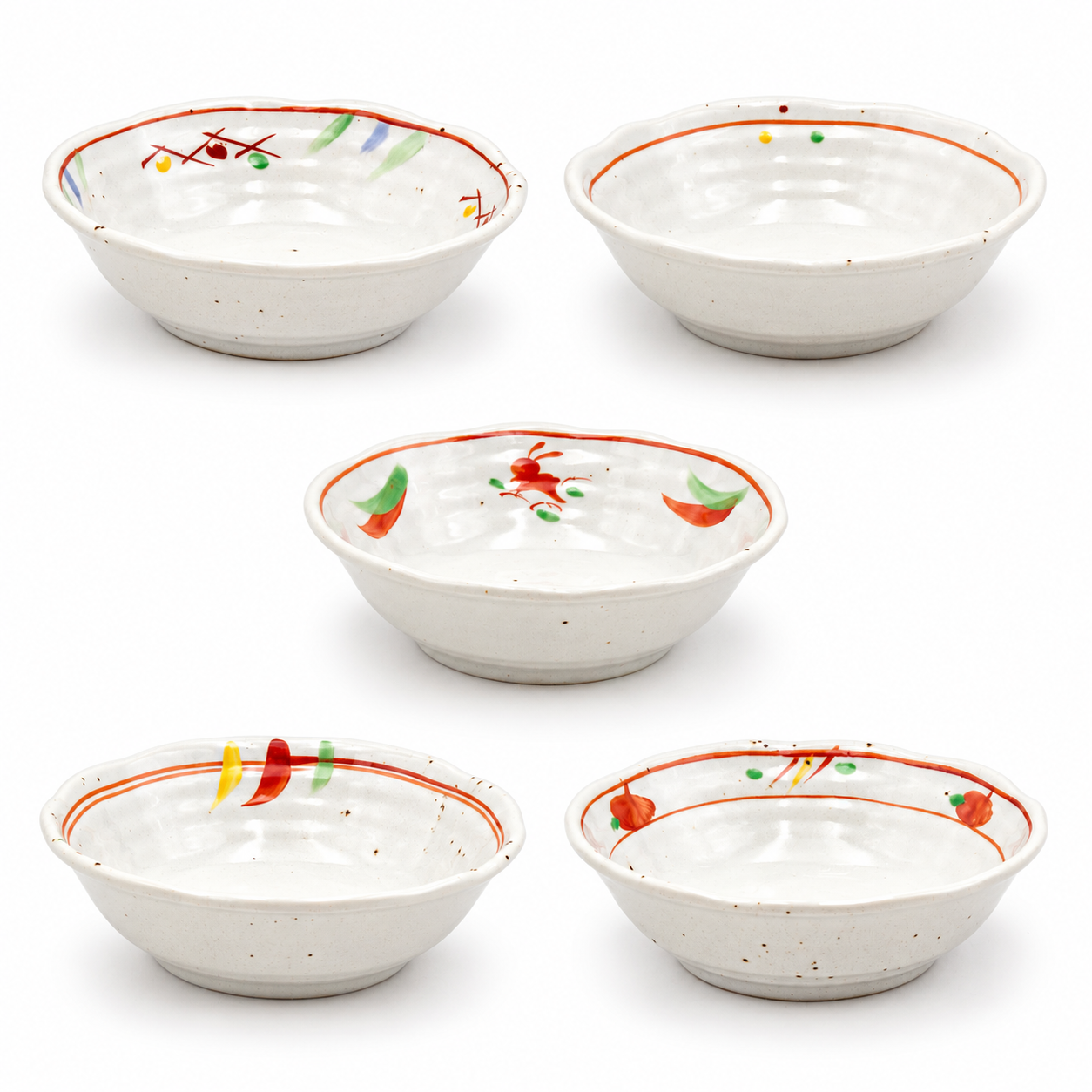 BOWL PC 5PC RD (as), Product view