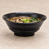 Round Noodle Bowl 8.25", Black, Serving example