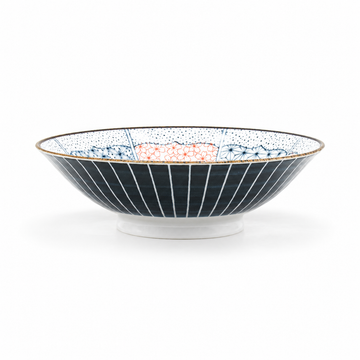 Japanese Large Bowl The Great Wave off Kanagawa 9.75"D x 3"H, Alternate view