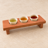 Sake Sampler Tray Wooden. Alternative serving suggestion.