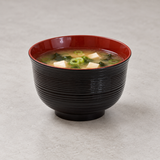 Lacquer Miso Soup Bowl , Black/Red, Serving example