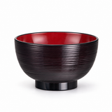 Low angled ribbed bowl product view