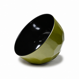 Lacquer Bowl 19 oz (WT55-GR), Interior and faceted profile
