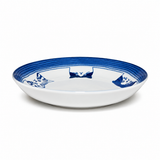 Ceramic Shallow Bowl — 18 fl. oz., Low-angle cat bowl product view
