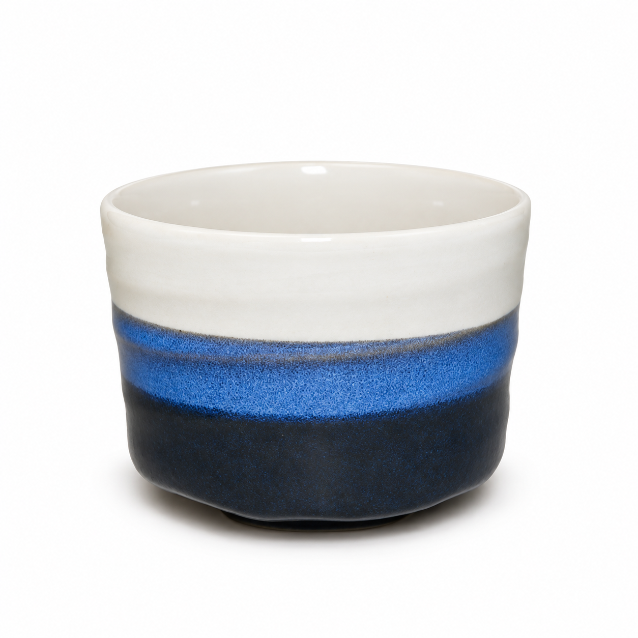 4" D x 3" H Ceramic Matcha Bowl (YK536-NB), Product view