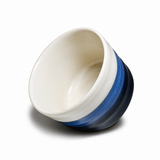 4" D x 3" H Ceramic Matcha Bowl (YK536-NB), Interior view