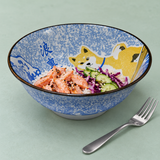 Ceramic Bowl — 48 fl. oz., Salmon rice service