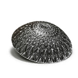 Glass Bowl — 15 fl. oz., Blue, Silver