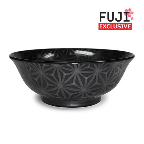 Ceramic Ramen Bowl — 42 fl. oz., Black, Silver
