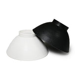 Plastic Soup Bowl — 12 fl. oz., Black, White