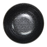 Ceramic Ramen Bowl — 42 fl. oz., Black, Silver