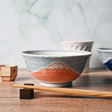 Ceramic Soup Bowl — 18 fl. oz., Red