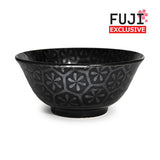 Ceramic Soup Bowl — 18 fl. oz., Black, Silver